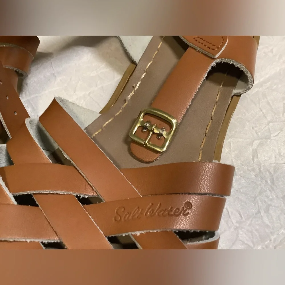 Saltwater Sandals Tan Size 7